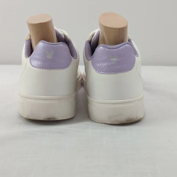 Disney Mickey Mouse sneakers, white & lavender shoes, women's size 9 - Picture 5 of 11